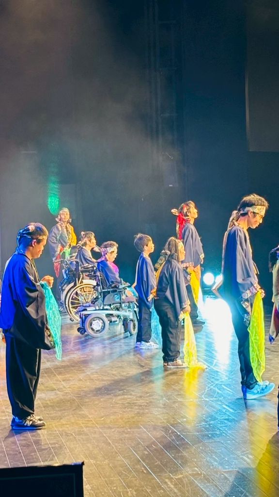 ダイナミックな演舞