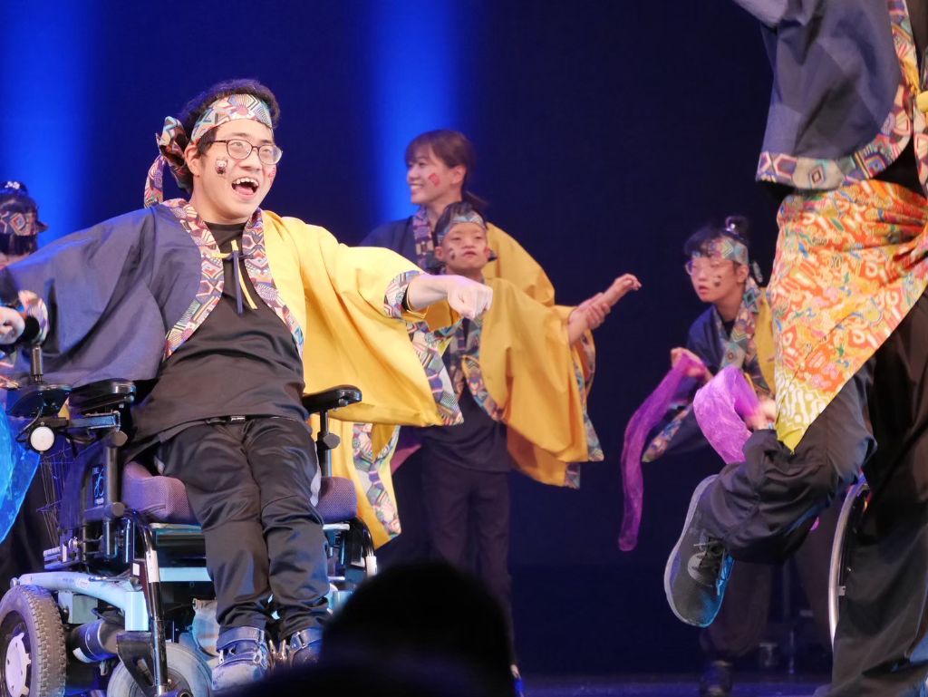 車椅子での演舞