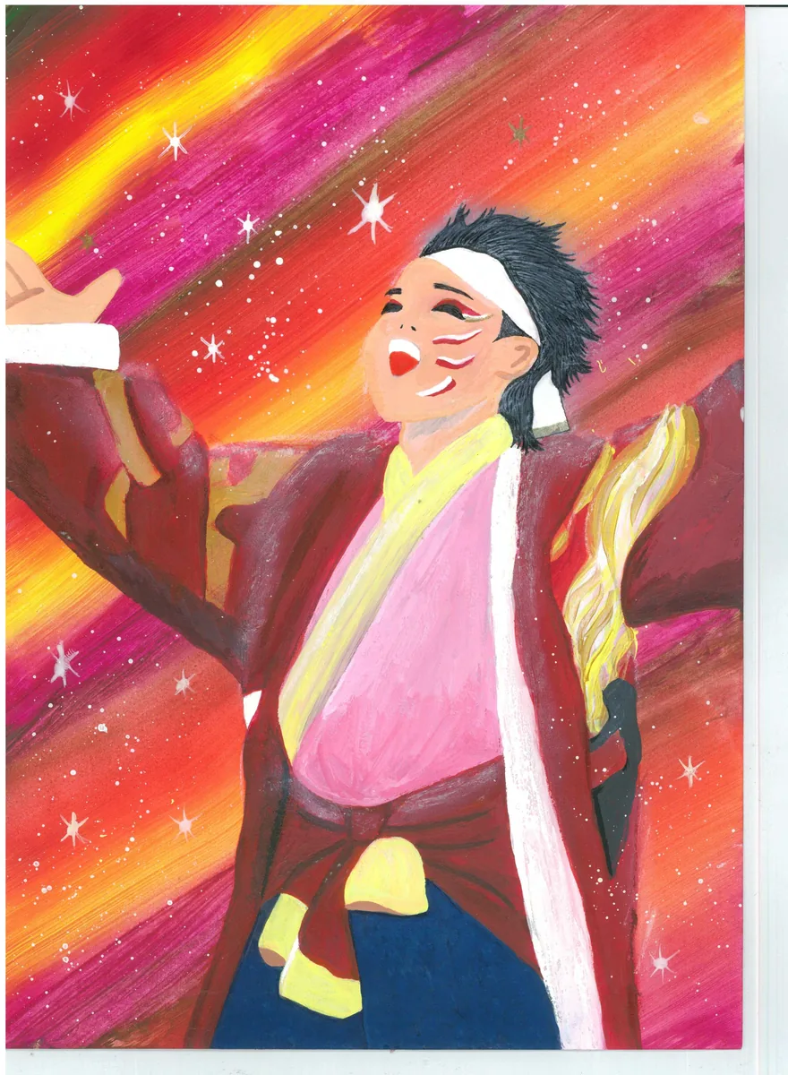 絵画コンテスト 金賞「OKAYAMA☆SHOW」